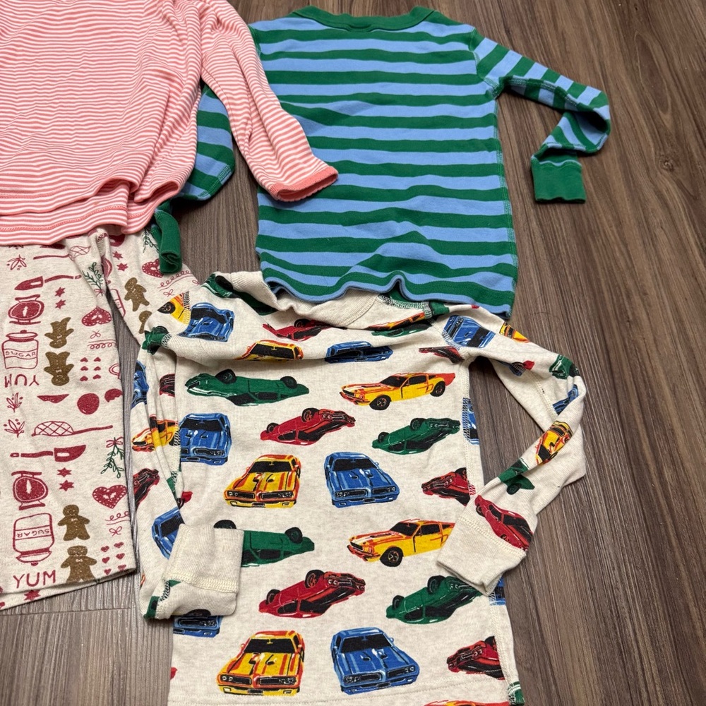 4 of Hanna Anderson toddler 4T pajama long sleeve shirt - Picture 7 of 8